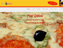 Tablet Screenshot of pizza-pizzdelice.com